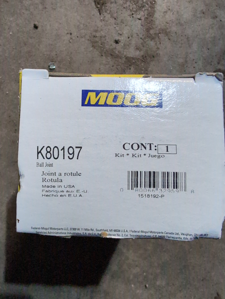 MOOG K80197 Ball Joint - New in Box