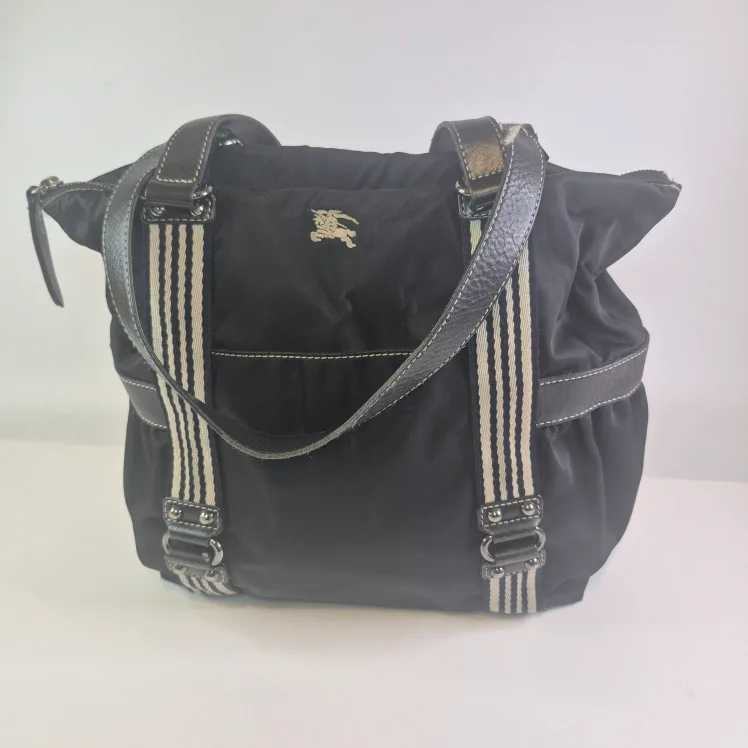 Burberry Black Tote Bag blue label thumbnail