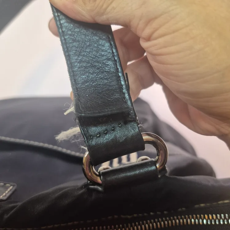 Burberry Black Tote Bag blue label image indicator(7)