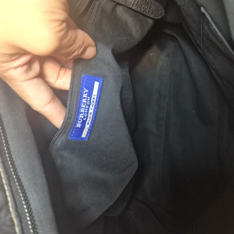 Burberry Black Tote Bag blue label image indicator(8)
