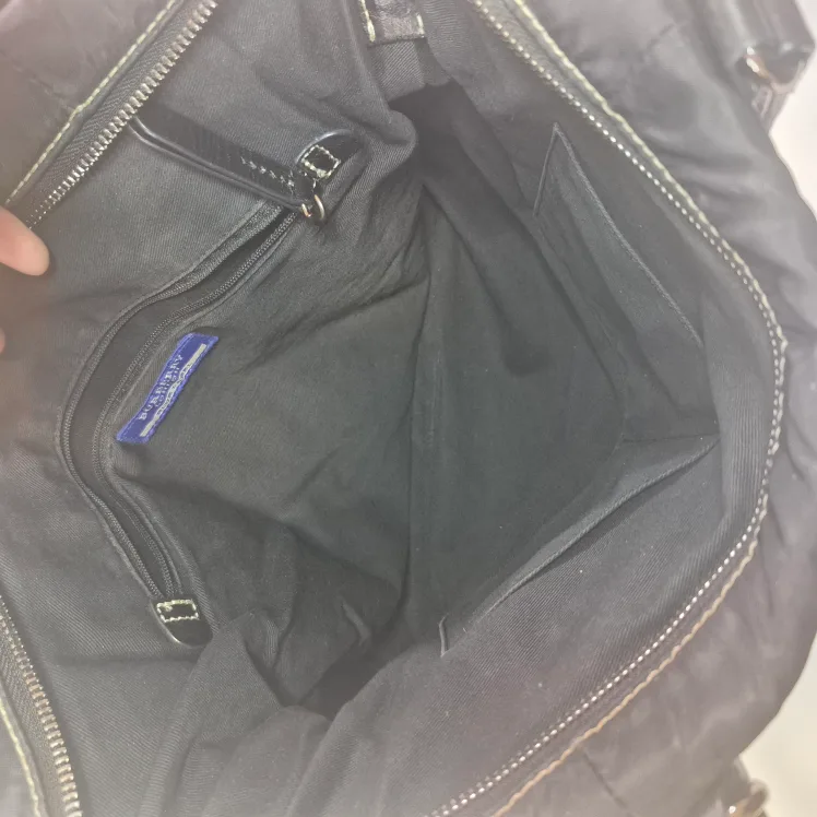 Burberry Black Tote Bag blue label image indicator(9)