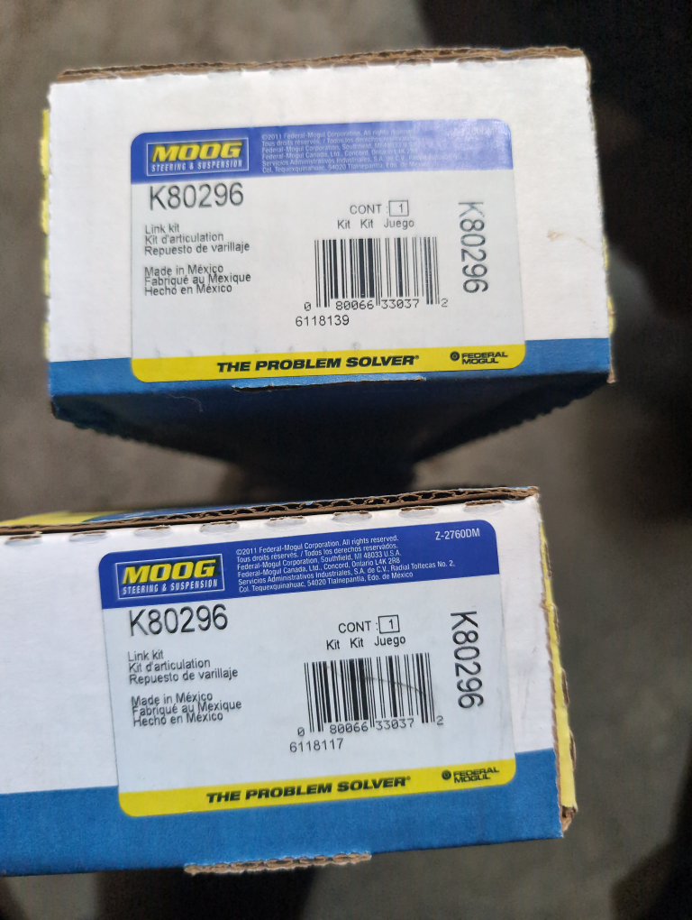 Moog K80296 Link Kit - New in Box!