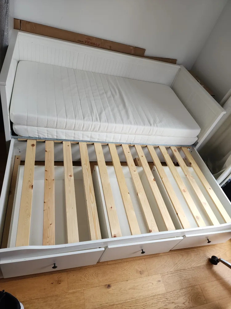 ASAP! Ikea Hemnes Daybed with 2 Åsvang medium firm mattresses image indicator(2)