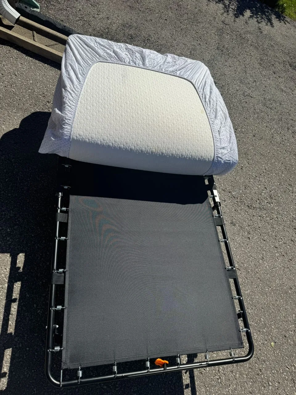 Folding Bed Frame with Mattress image indicator(3)