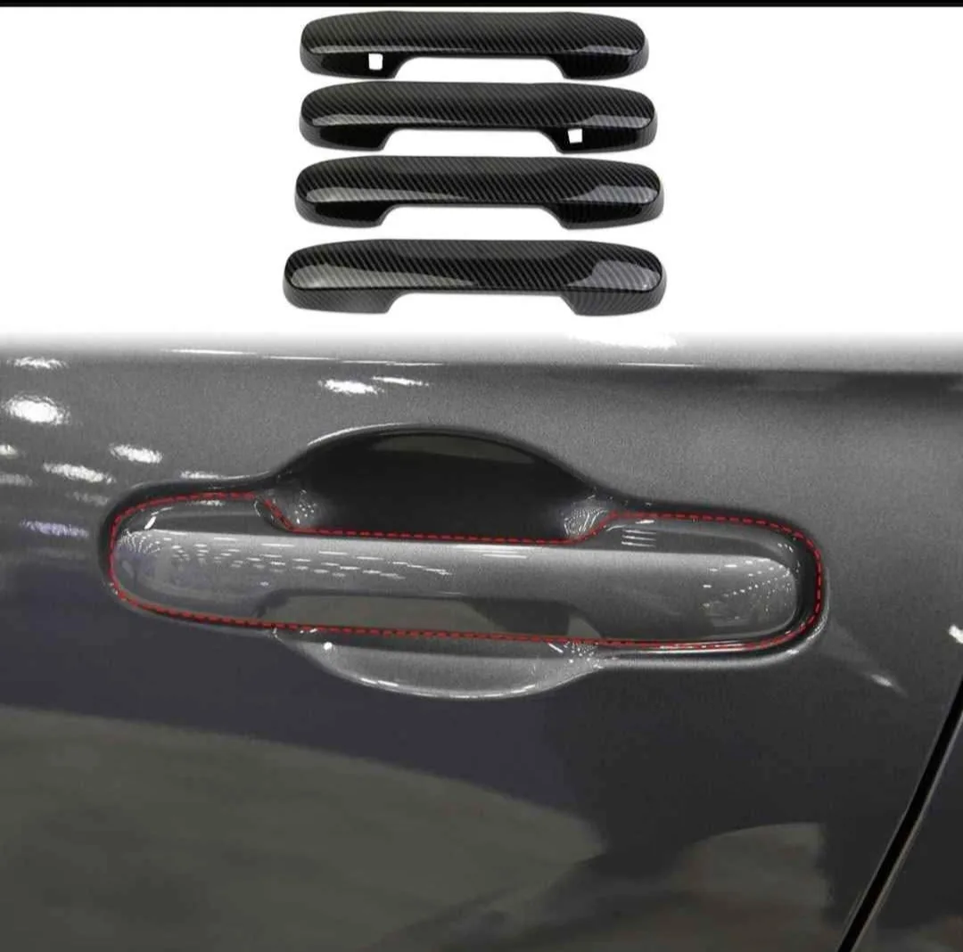 Carbon Fiber Door Handles Trim Cover 2023-25 Honda Pilot thumbnail
