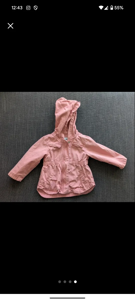 2 Old Navy Toddler Baby Girl's Jackets - Size 12-18M image indicator(3)