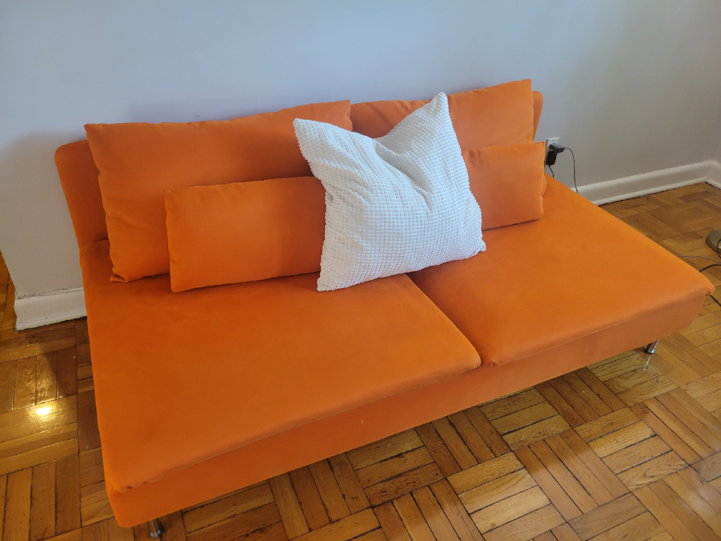 Ikea Soderhamn orange couch - photo 4