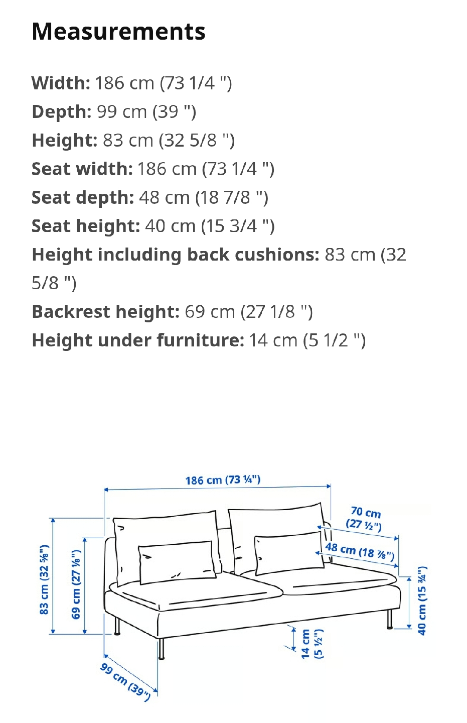 Ikea Soderhamn orange couch - photo 5