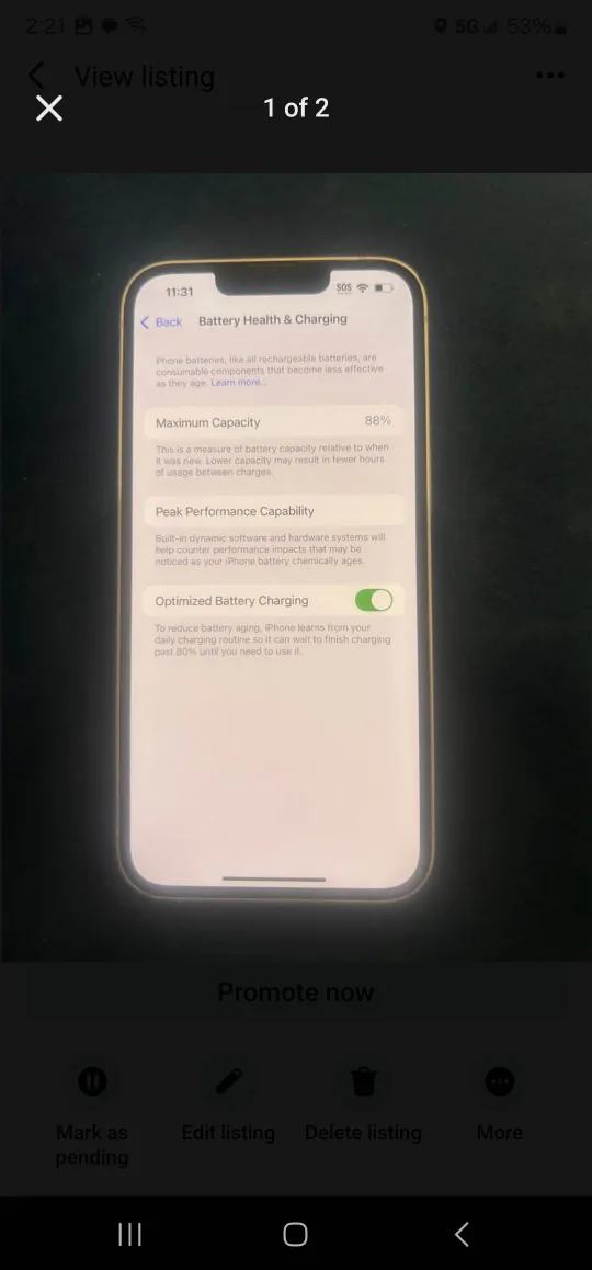 Apple iPhone 14 - Lavender thumbnail