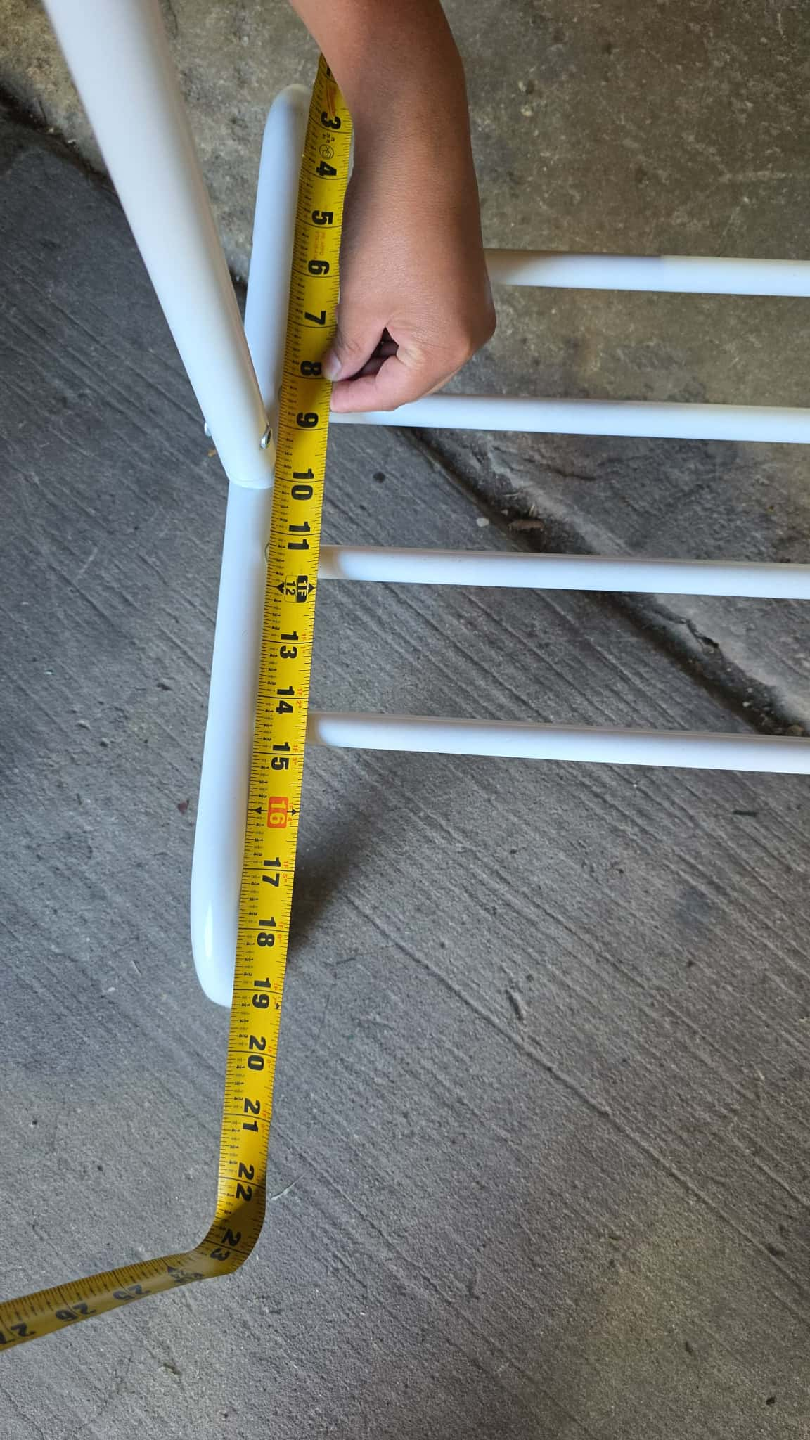White Adjustable Garment Rack - photo 4