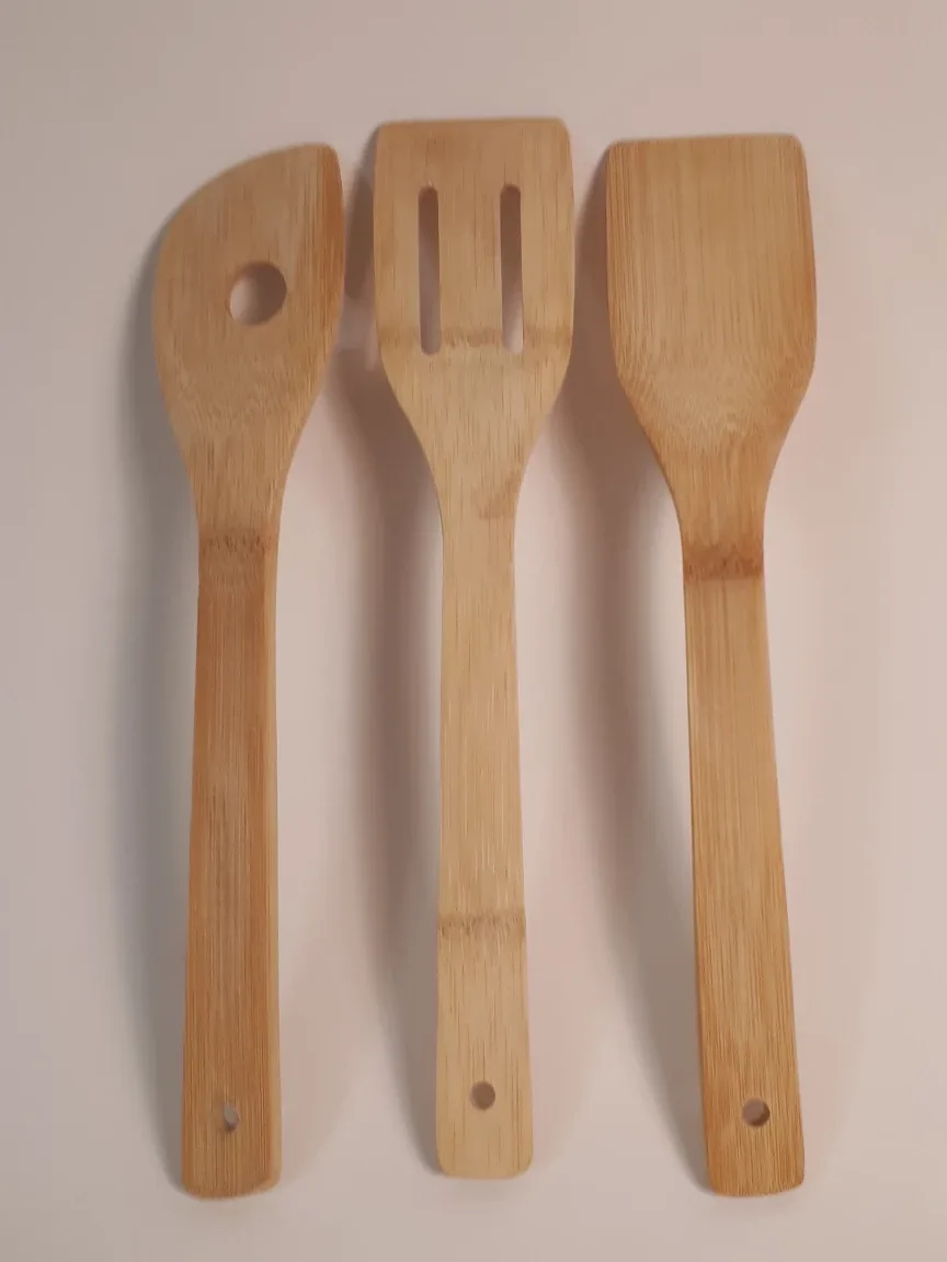 Bamboo Cooking Utensils - Set of 3 thumbnail