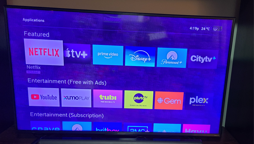 Sharp Roku Smart TV 55" - photo 3