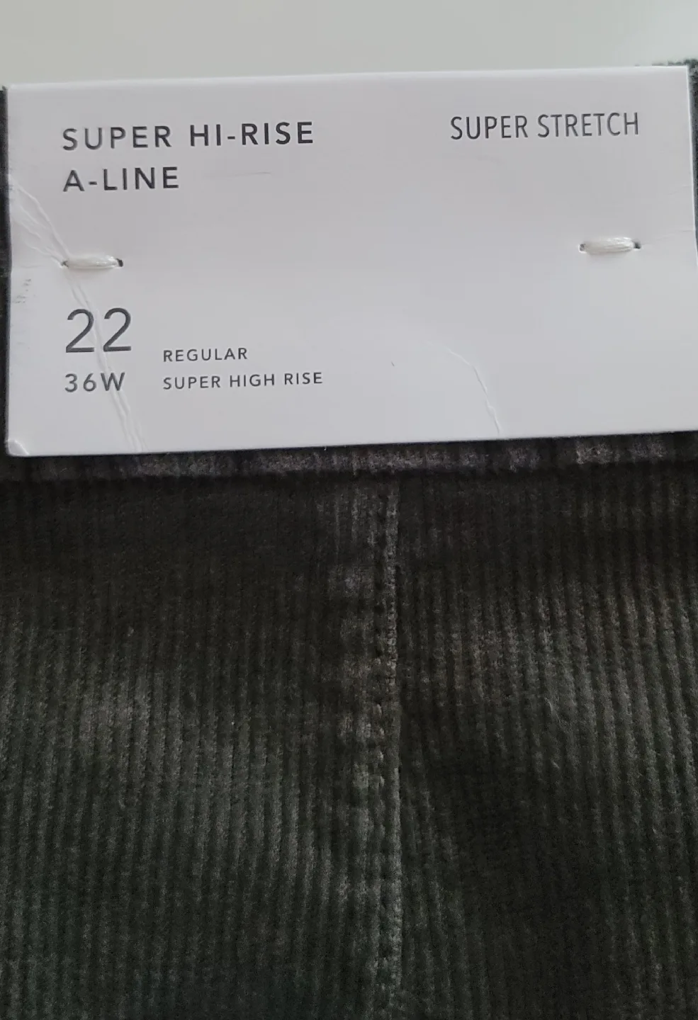 NEW Women's AE Corduroy Skirt Size 22 image indicator(3)