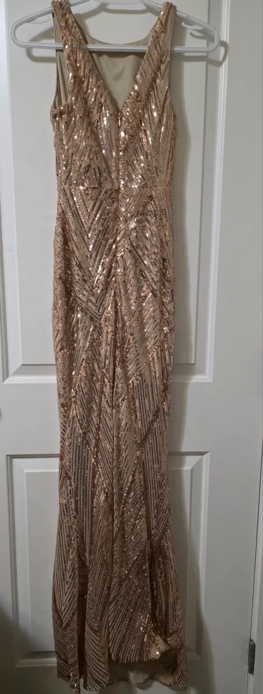 Sequin Formal Dress - Rose gold image indicator(2)