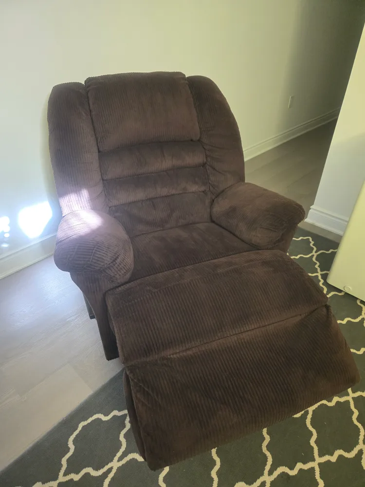 Brown Corduroy Recliner image indicator(2)