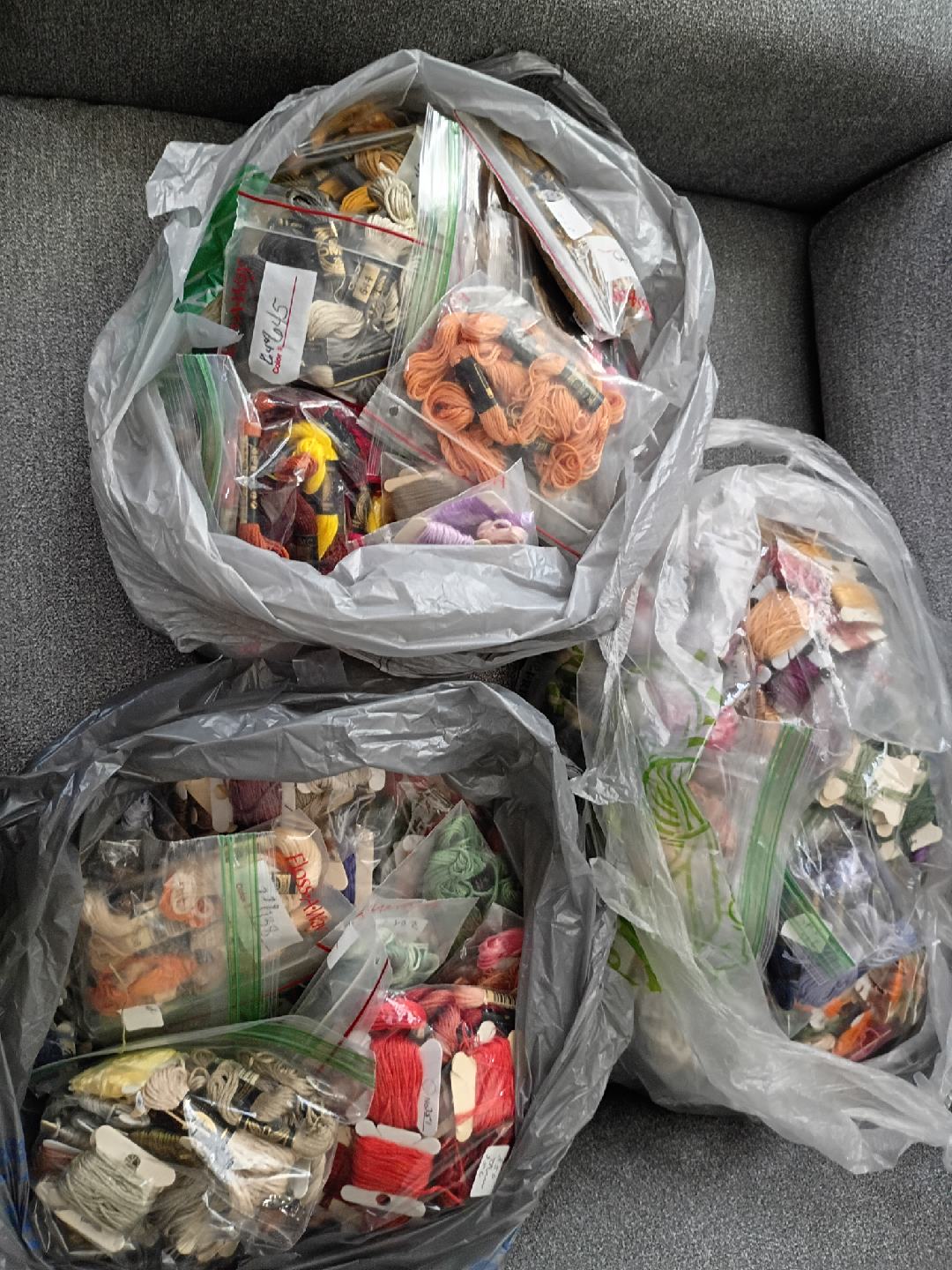 Embroidery thread...$25 per bag. - photo 2