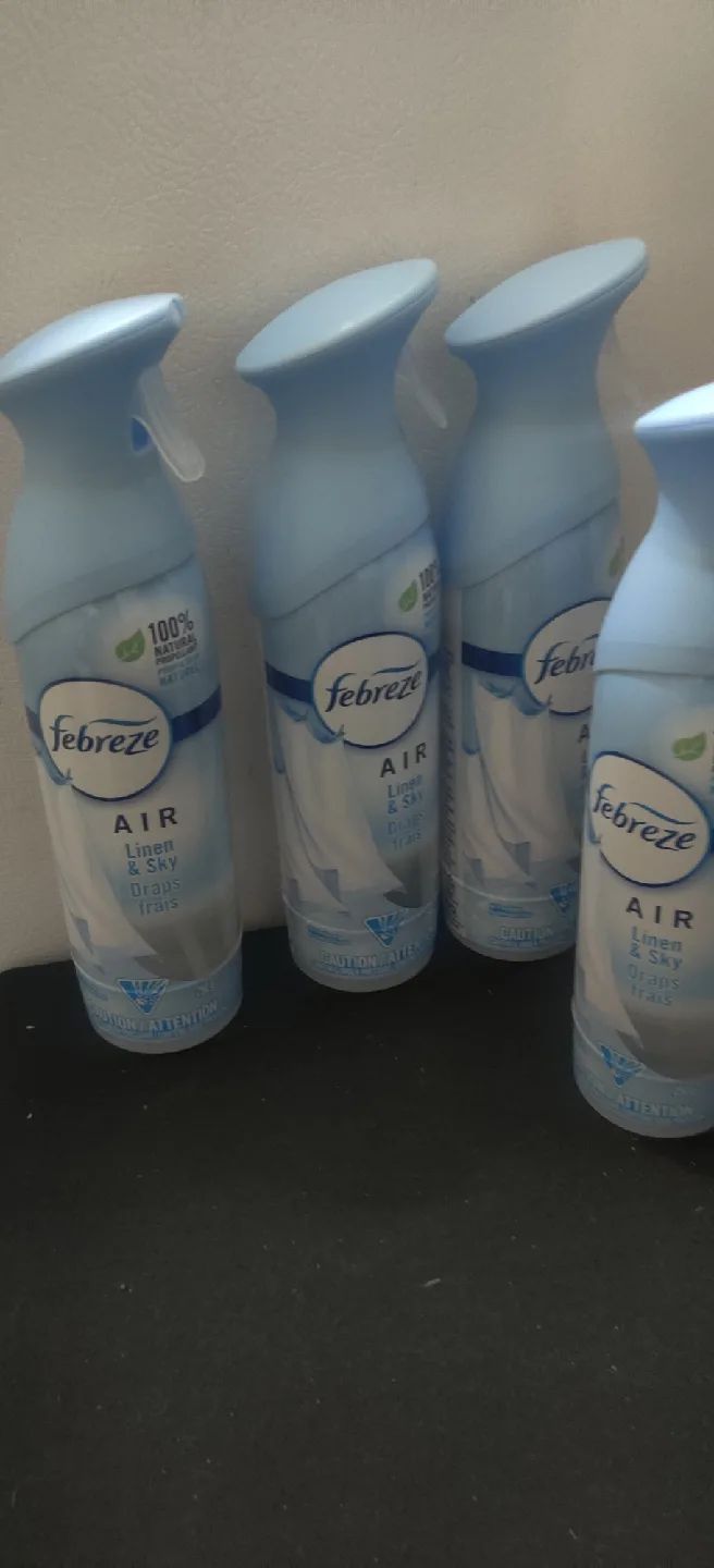 Febreze Air Linen & Sky Air Freshener x 4 thumbnail