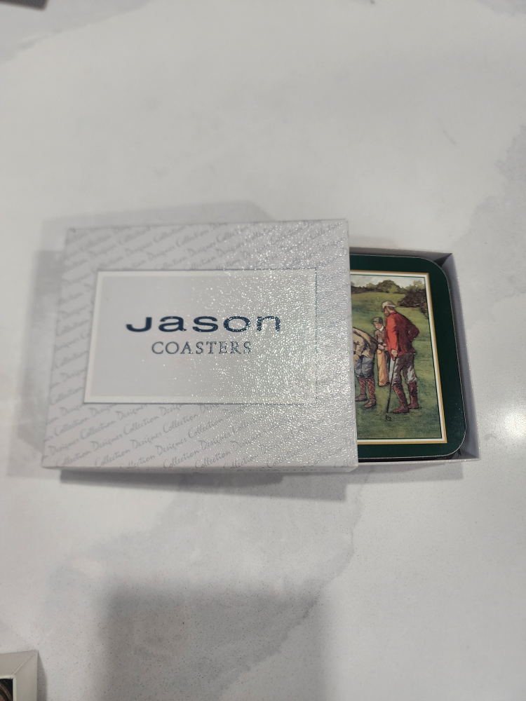 Jason Coasters with Golfing Scene - photo 3