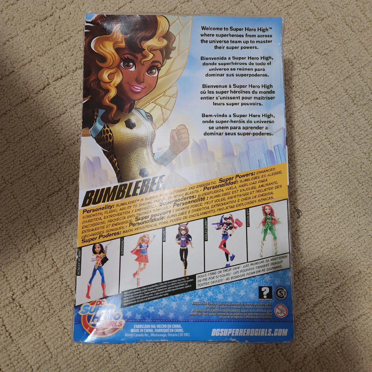 DC Super Hero Girls Bumblebee Doll action figure - New in Box! image indicator(2)