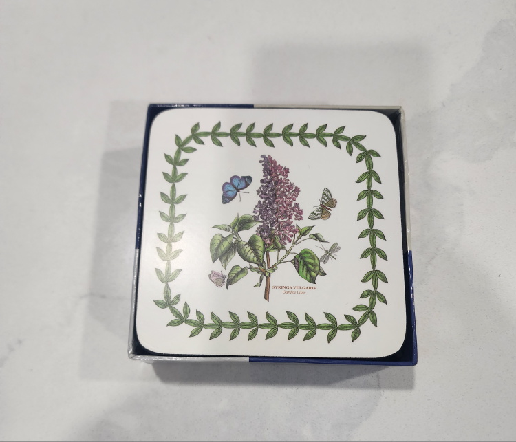 Set of 6 Botanical Coasters in Box - photo 2