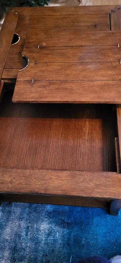 Wooden Coffee Table with Storage image indicator(3)