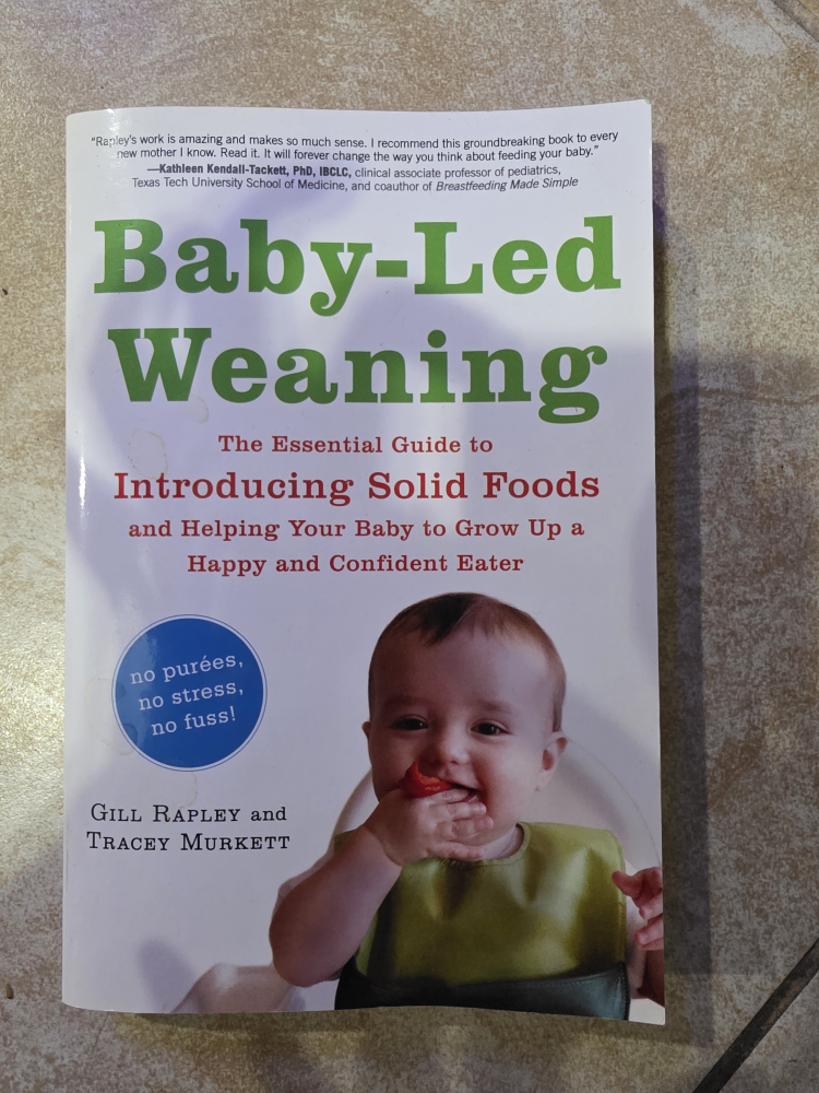 Baby-Led Weaning Book by Gill Rapley & Tracey Murkett🥕
