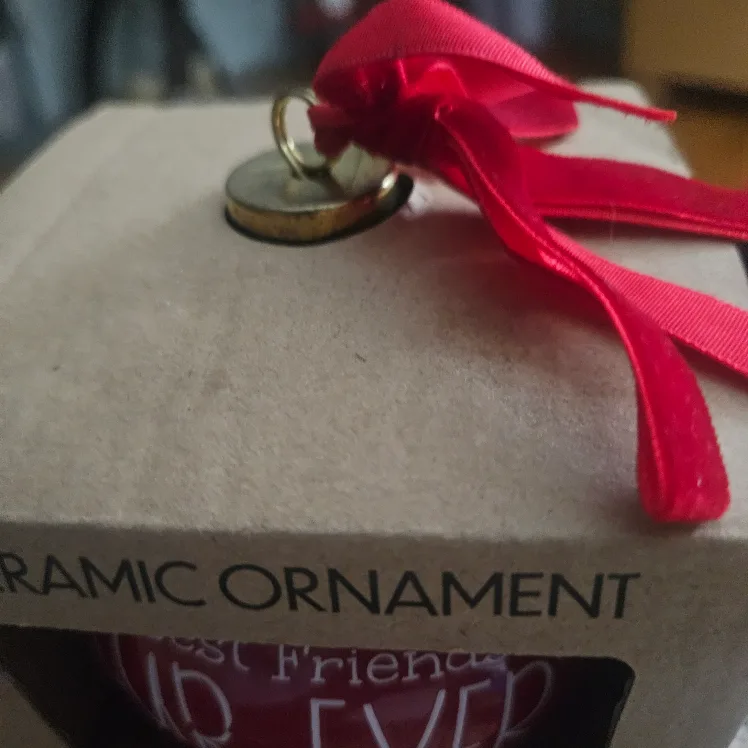 Heavy Ceramic  Christmas Tree Ornament Fur-Ever image indicator(4)