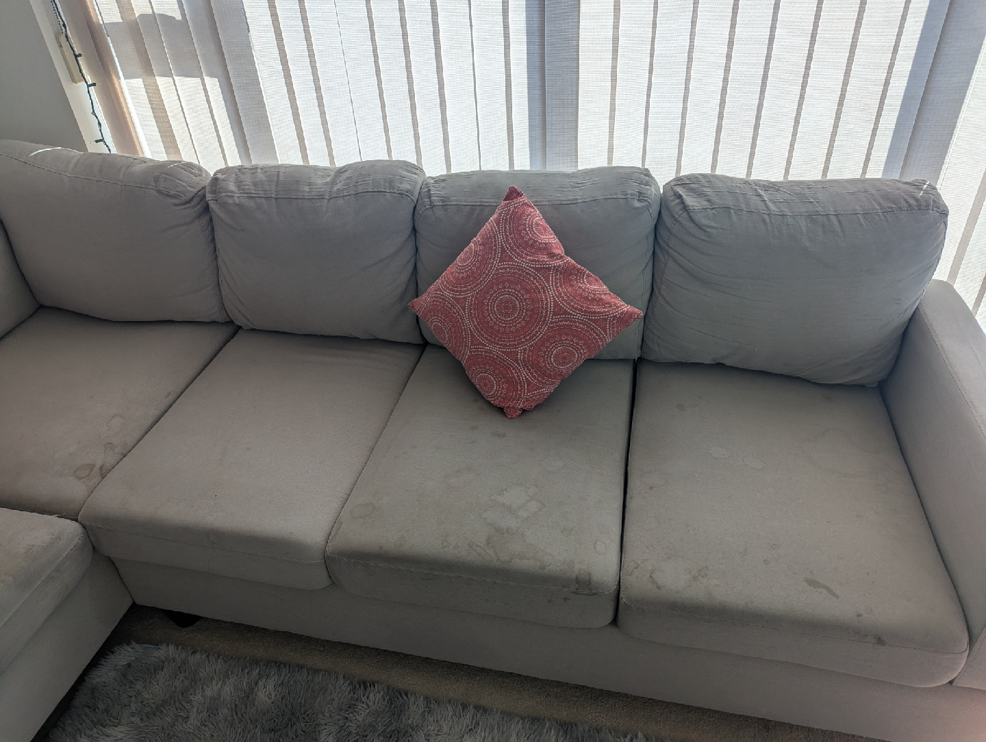 95.3" Wide LHF Sofa & Chaise by Andres Furniture - photo 5