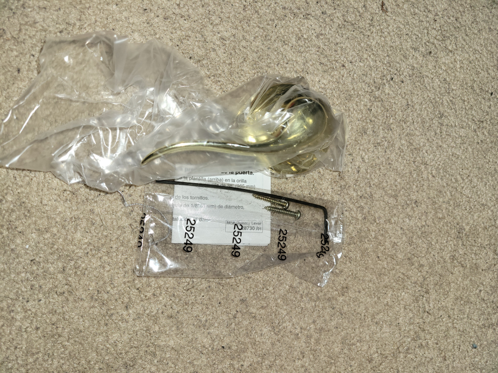 New Kwikset Door Lever Set - photo 2