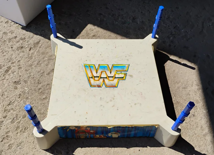 LJN/WWF/WWE/AEW Bundle- Ring, Lunch Bag, Funko Pop, Cards thumbnail
