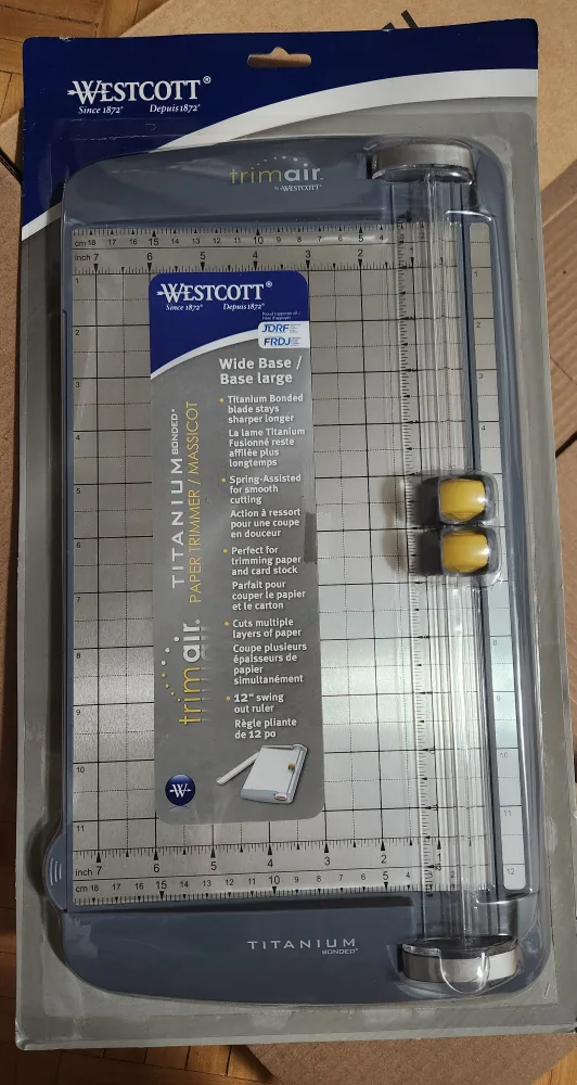 Westcott TrimAir Titanium Bonded Paper Trimmer - Wide Base thumbnail