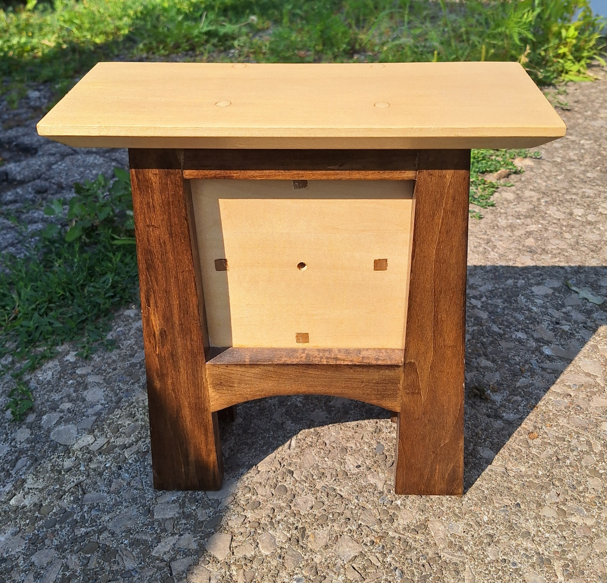 Small Wooden Stool (Shelf?) Decor 🥕 (Kit Cat Club rescue)