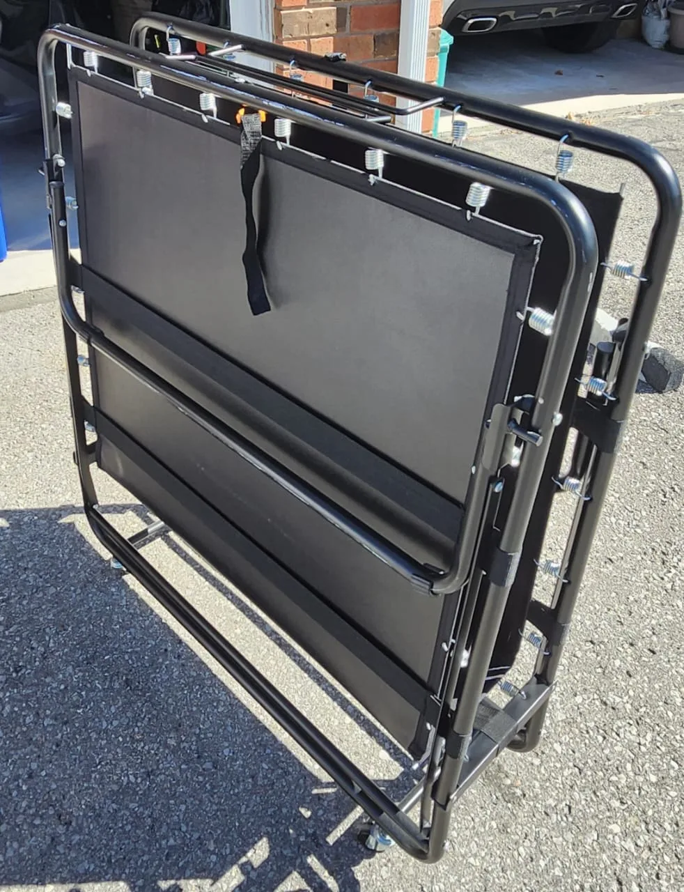 Folding Bed Frame with Mattress image indicator(8)