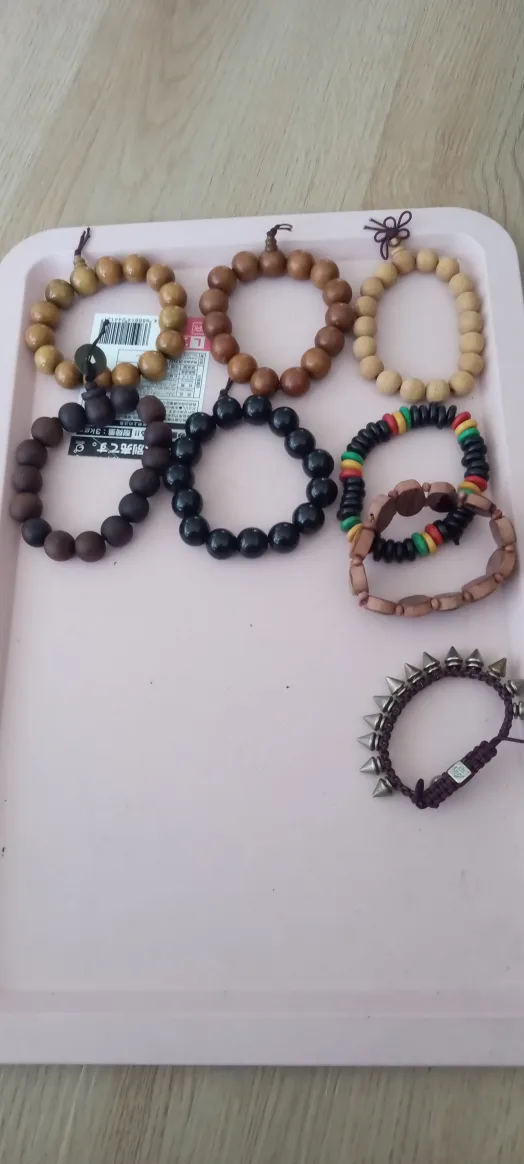 Collection assorted beaded bracelets $3 ea , $20 for all. thumbnail