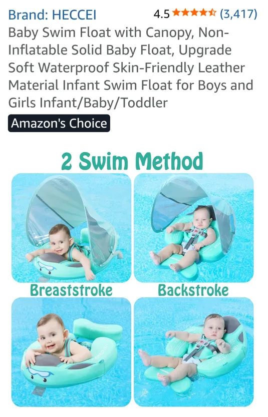 Mambobaby Float with Canopy - New thumbnail