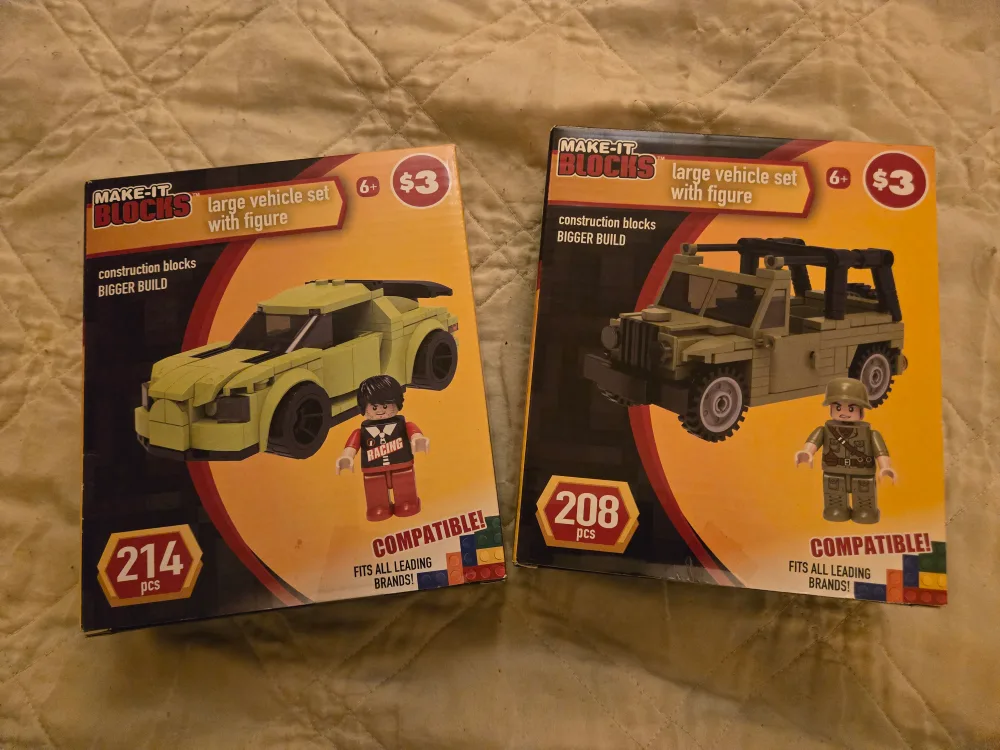 MAKE-IT BLOCKS Large Vehicle Set with Figure thumbnail