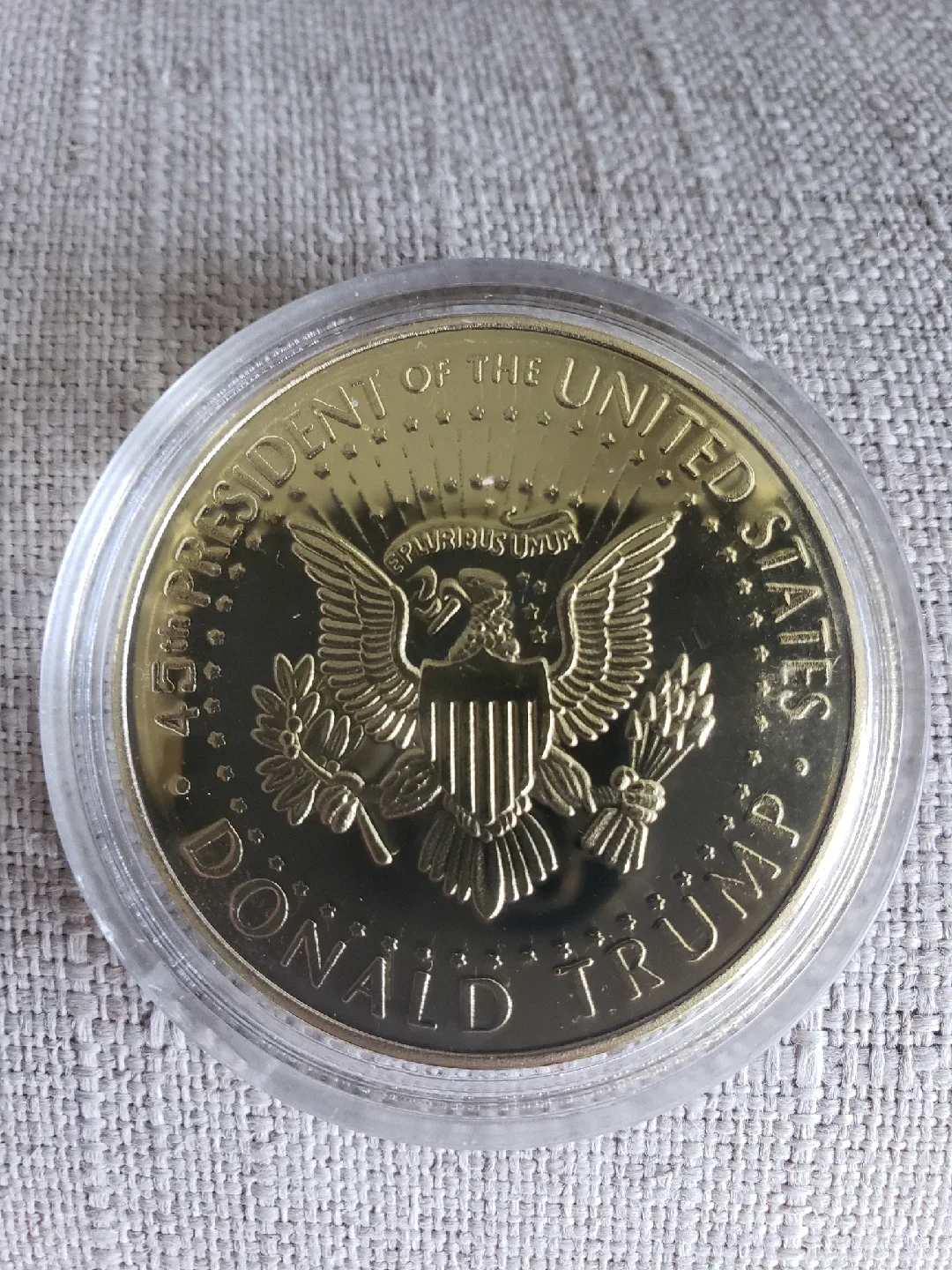 Donald Trump 45th President Collectible Coin thumbnail
