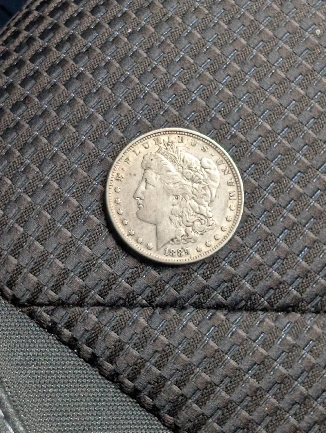 1989 Morgan silver dollar New Orleans thumbnail