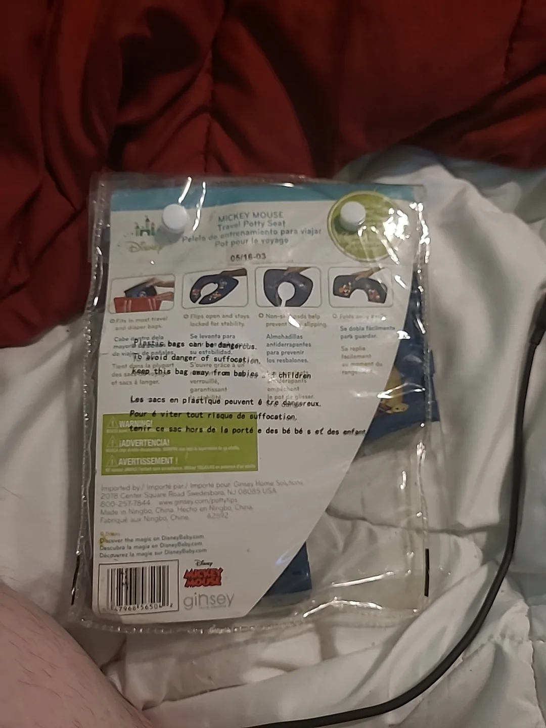 Mickey Mouse Travel Potty Seat - New in Package! image indicator(2)