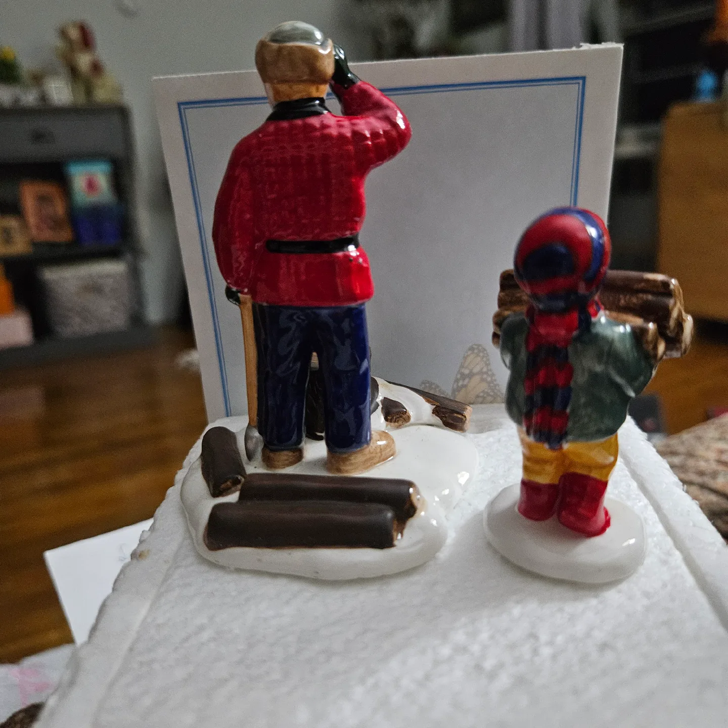 Snowman Willage Woodsman And Boy Dept.56 image indicator(3)