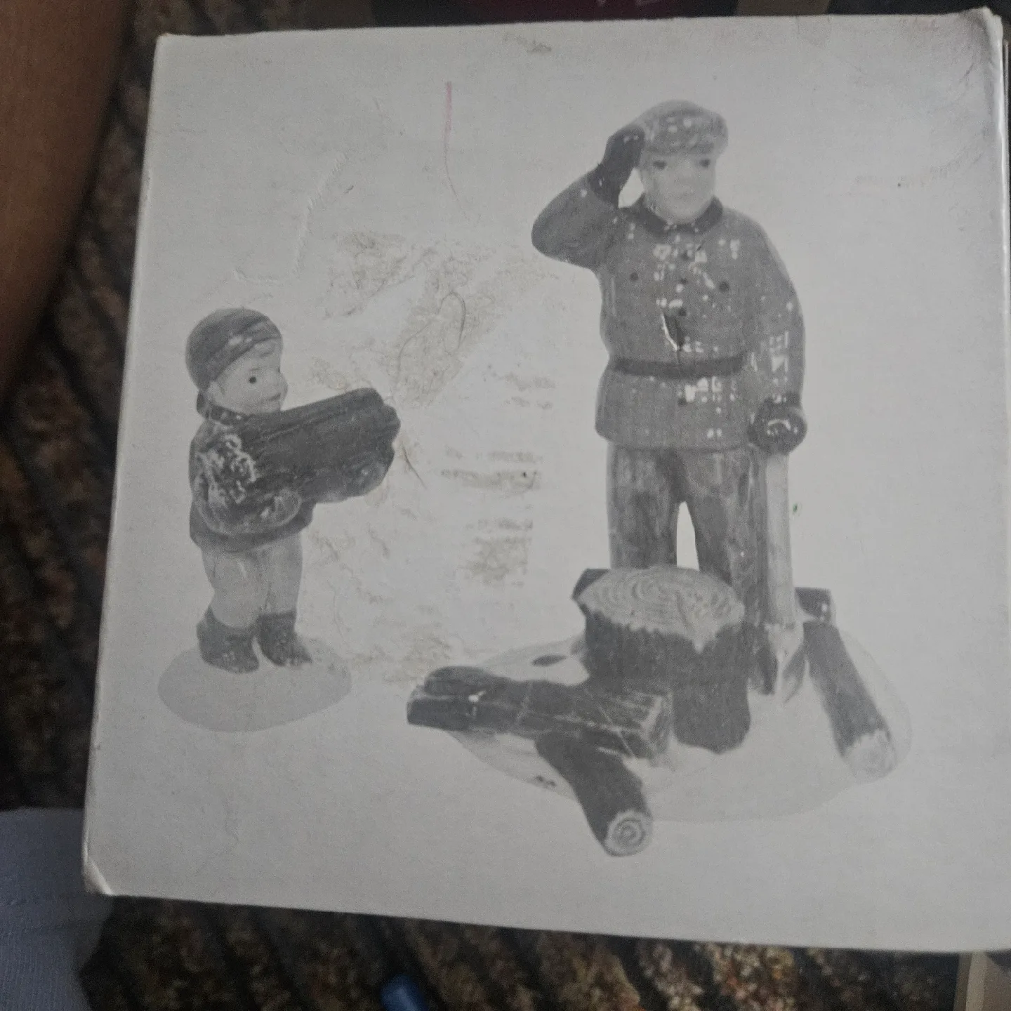 Snowman Willage Woodsman And Boy Dept.56 image indicator(5)