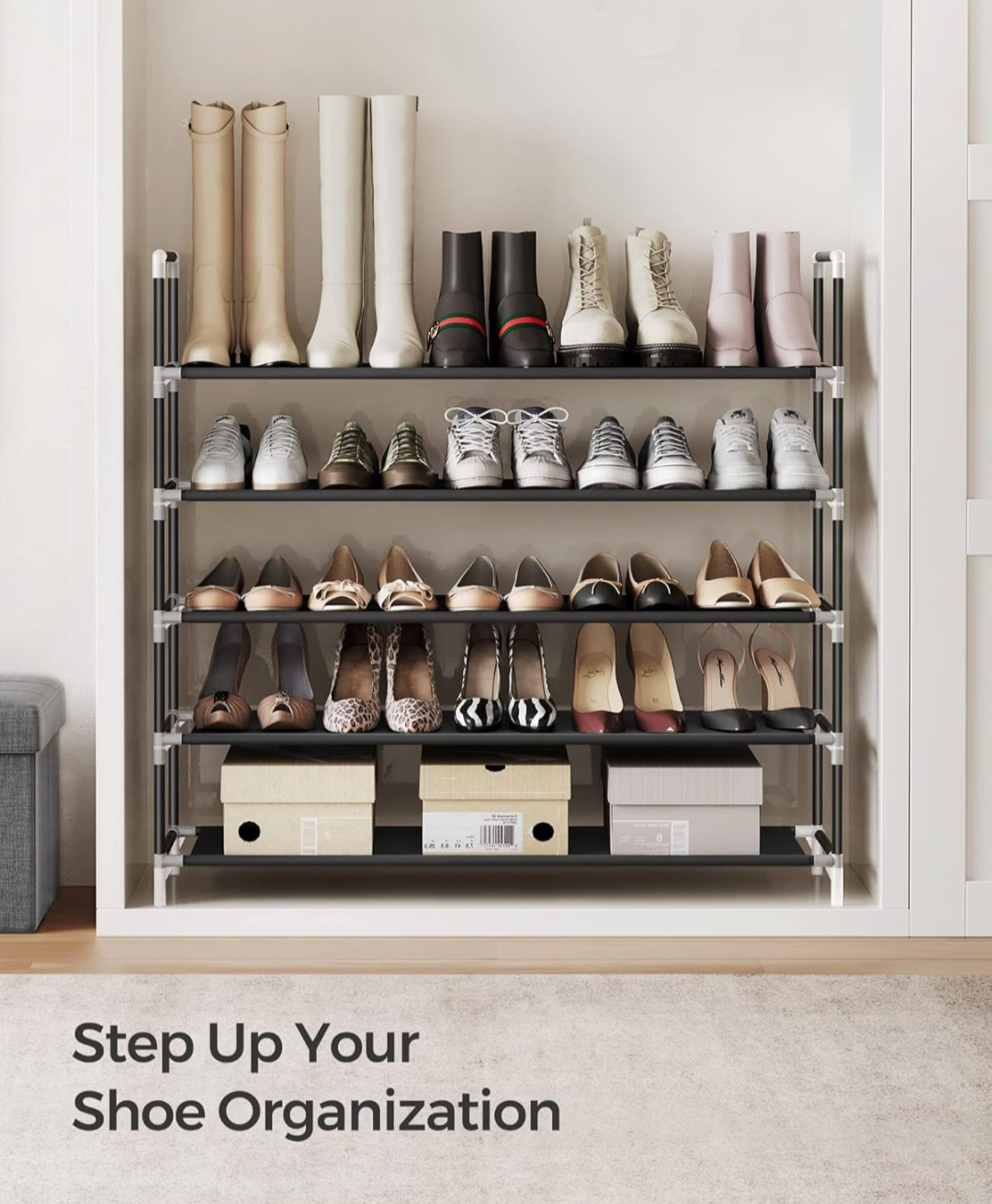 5-Tier Shoe Rack Organizer - photo 3