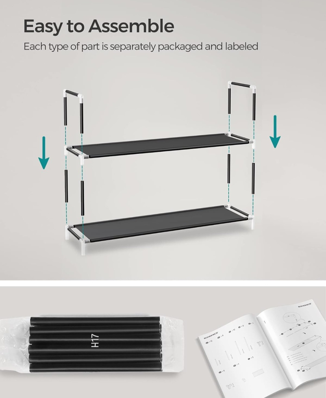 5-Tier Shoe Rack Organizer - photo 4