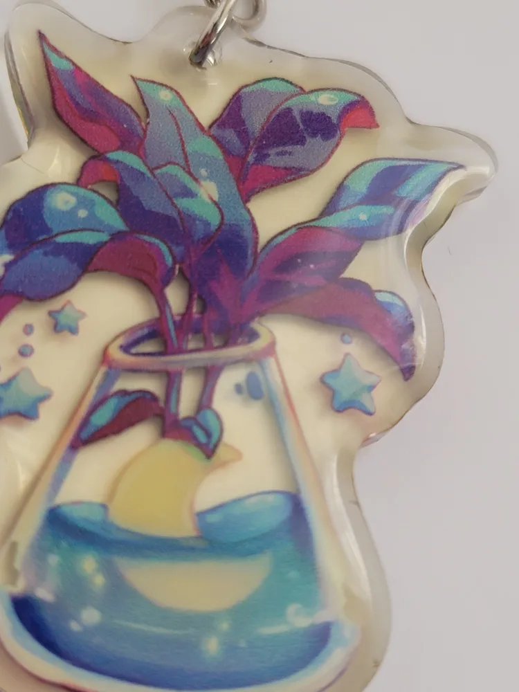 Plant in Beaker Keychain image indicator(2)