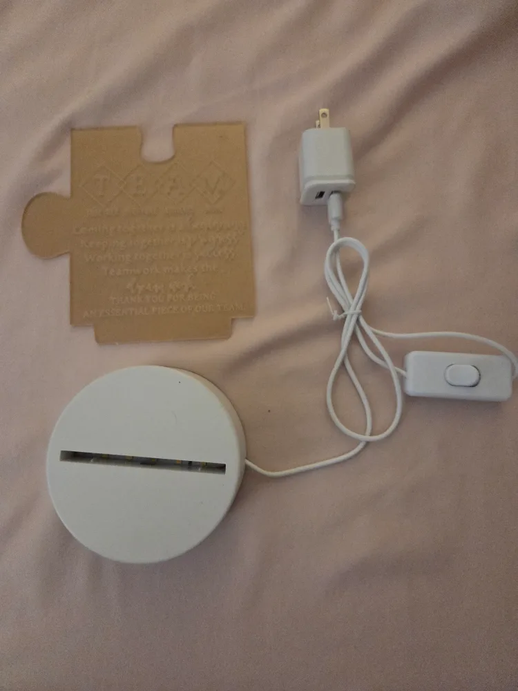 Puzzle Piece LED Night Light - Team Theme #thriftypick 🥕 image indicator(2)