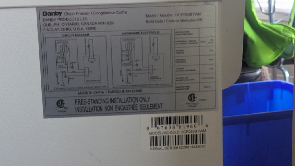 Danby diplomat chest freezer - photo 5