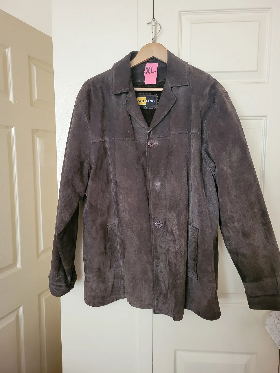 Shedang Brown Suede Jacket - XL thumbnail