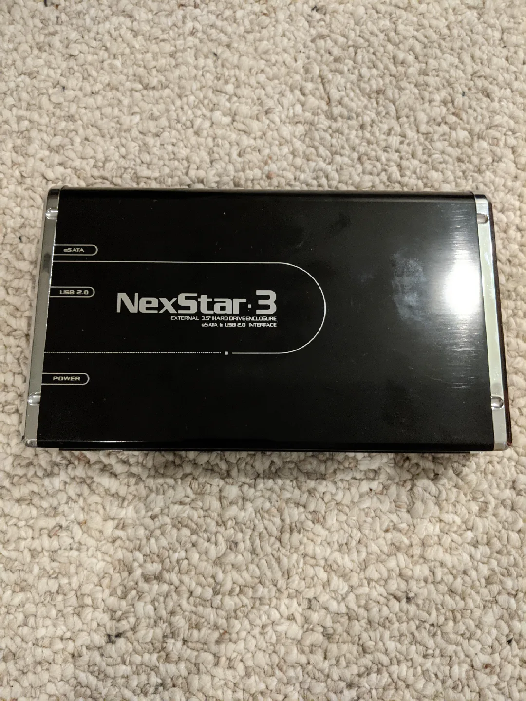 Vantec NexStar 3 external 3.5" hard drive enclosure thumbnail