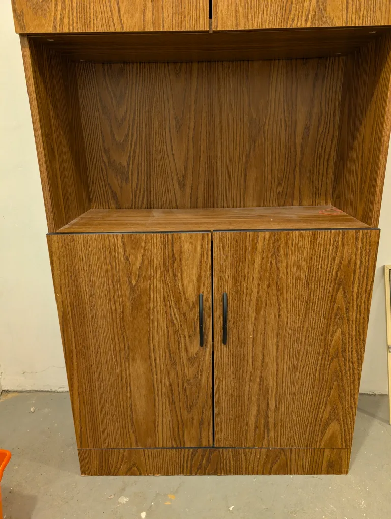 Wooden Cabinet with Shelves image indicator(2)