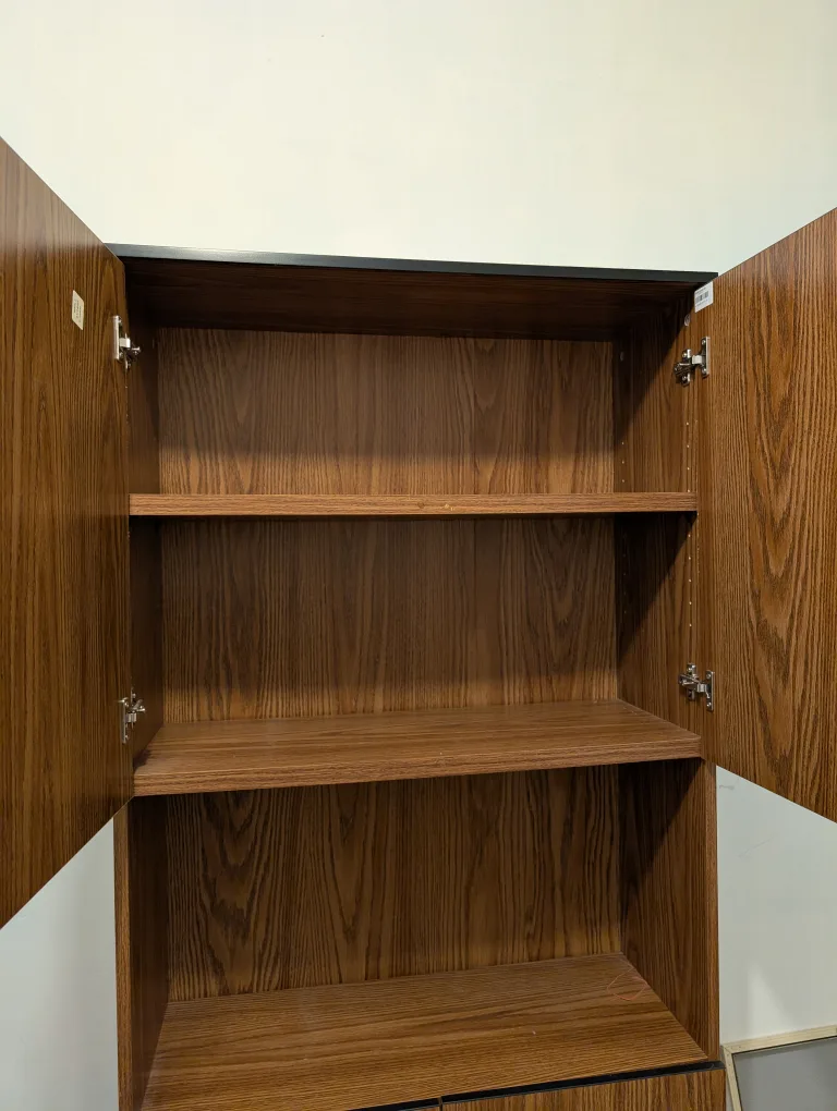 Wooden Cabinet with Shelves image indicator(3)